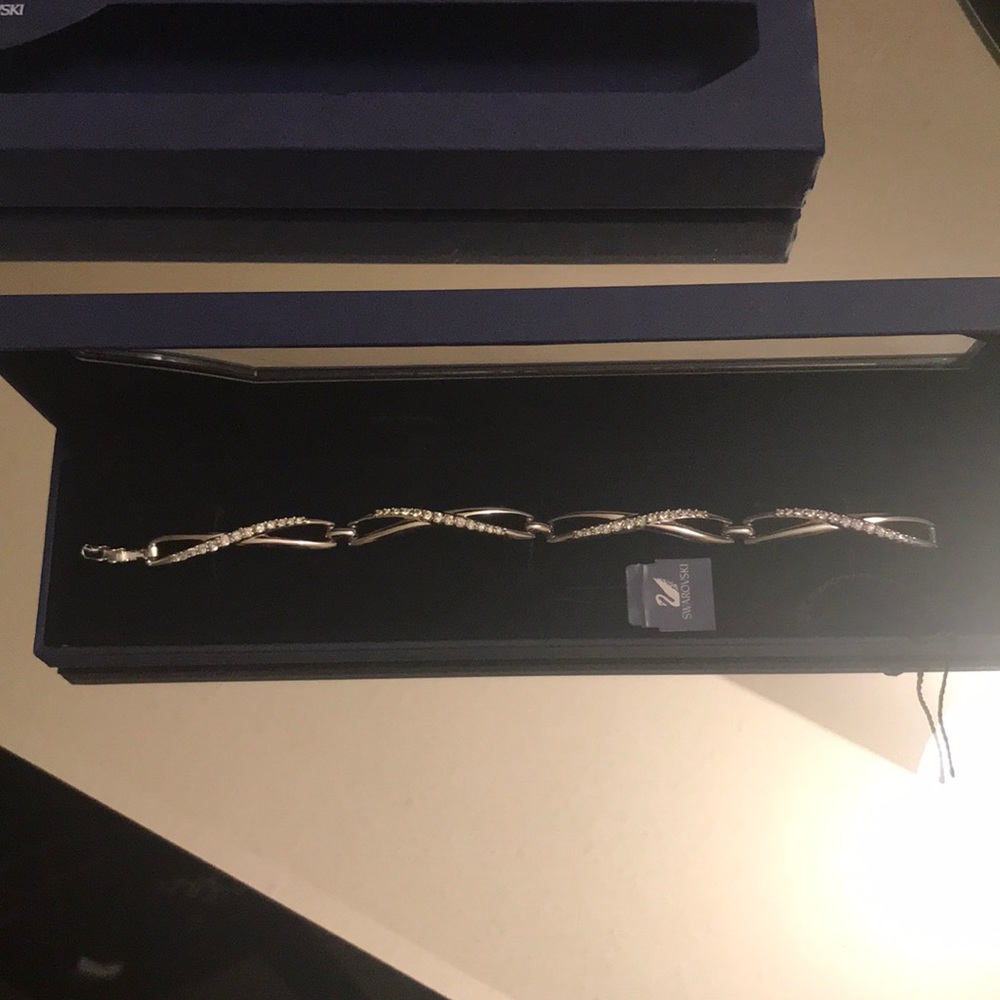 Swarovski silver and crystal bracelet